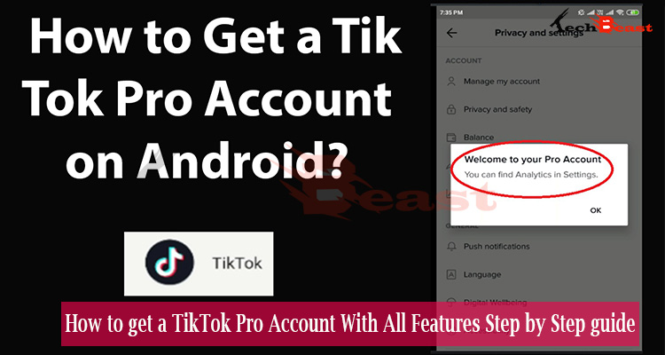 How to Get a TikTok Pro Account Step by Step? [2020] - Top ...
 |Tiktok Pro Account