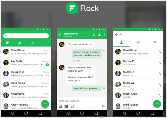 flock team communication application