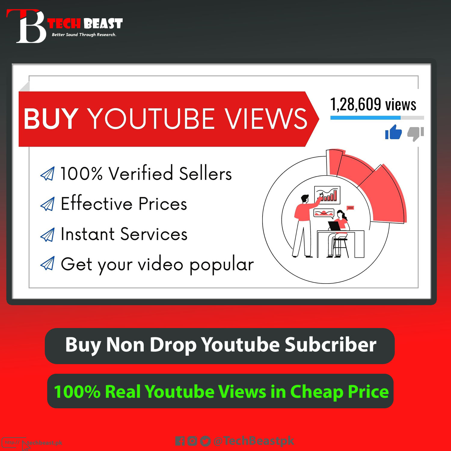 Buy 100% Real YouTube subscriber and views