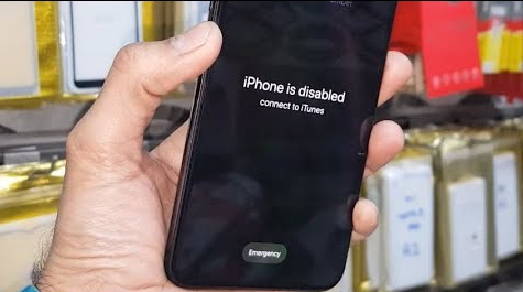 unlock disabled iphone