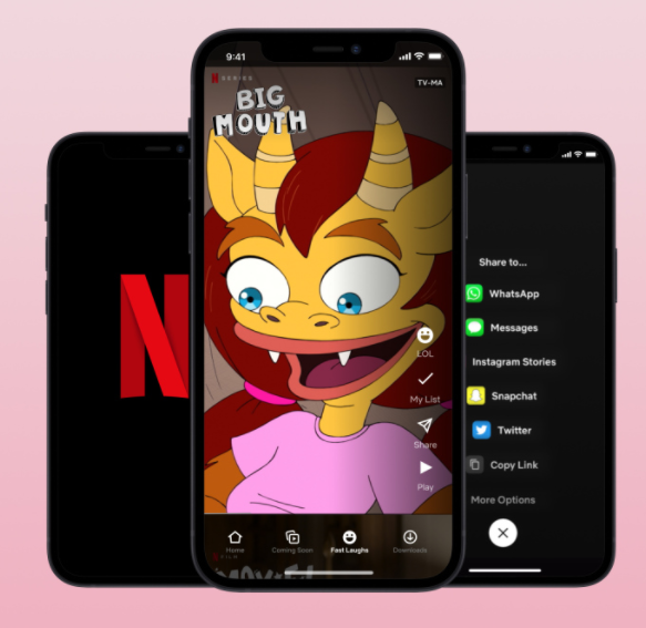 Netflix has launch Fast Laugh app like TikTok