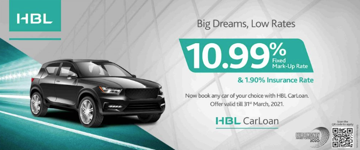 HBL Car Loan Eligibility Criteria – Monthly Markup Plan