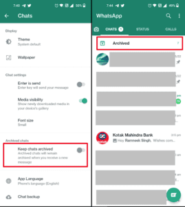 How To Hide WhatsApp Chats Permanently With Archived Feature?