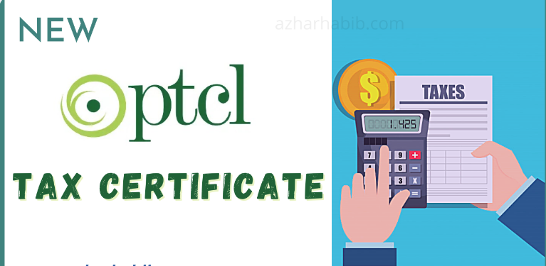 PTCL Withholding Tax Certificate download