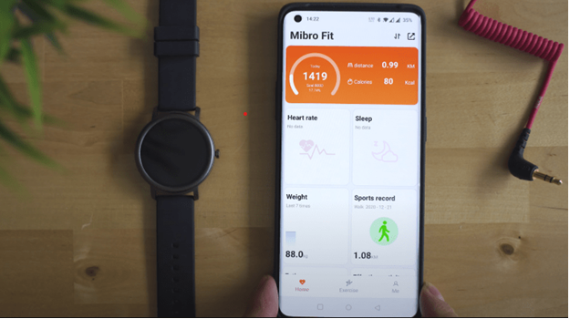 mibro air smartwatch under 5000