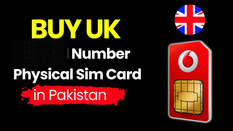 Buy a UK SIM Card in Pakistan