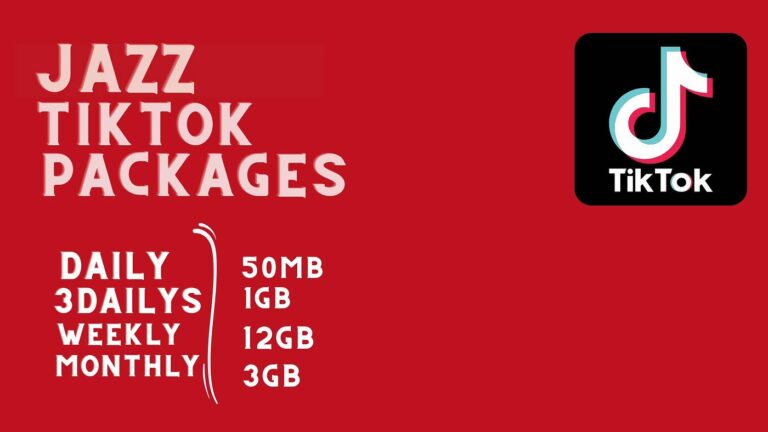 Jazz TikTok Packages Daily, Weekly & Monthly 2023