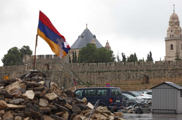 Armenian car park in the Old City of Jerusalem