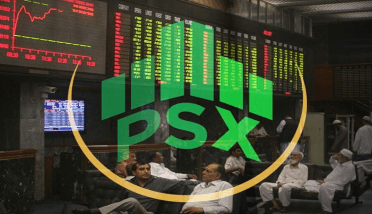 Pakistan Stock Exchange Index Drops 124 Points