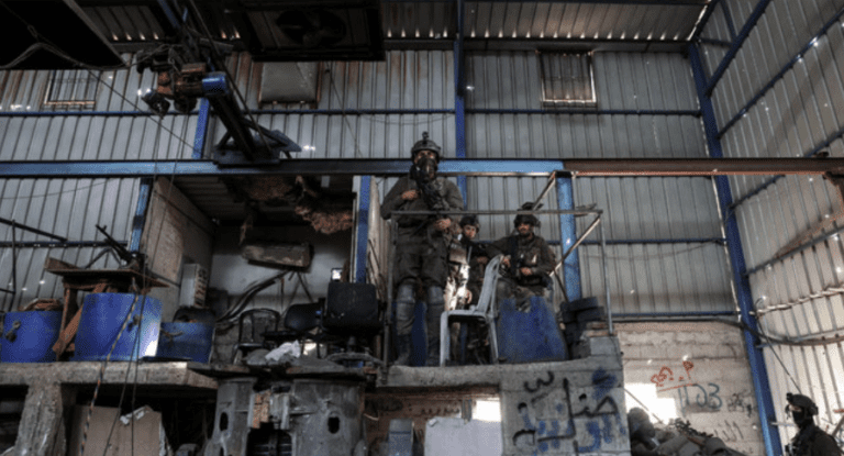 Israeli Forces Uncover Hamas Weapons Production Site in Gaza